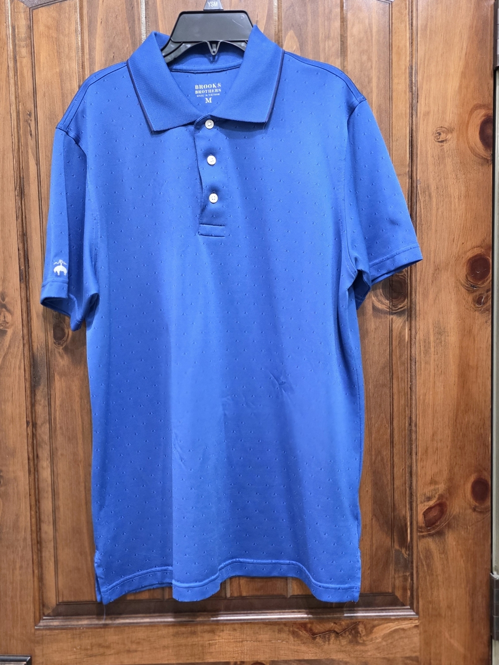 Brooks Brothers Men’s Blue Pique Polo Shirt